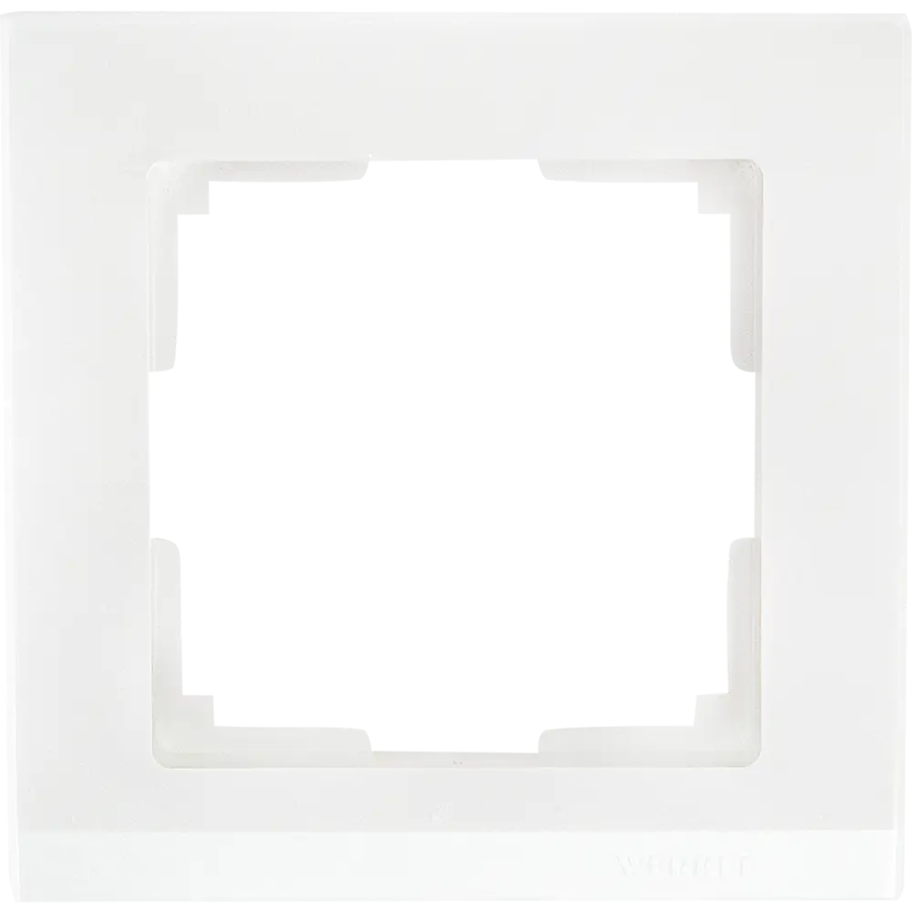 WERKEL Stark — элегантная рамка для розетки серебристого цвета 82125369 STLM-0019698