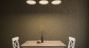 Трехмерная декоративная гипсовая панель