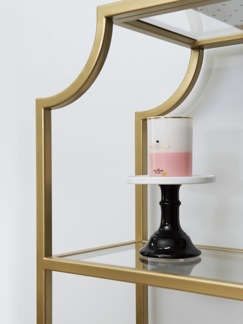 Стеллаж металлический золото "Восток" FOR MISS  263951 Золото  - Вид №2