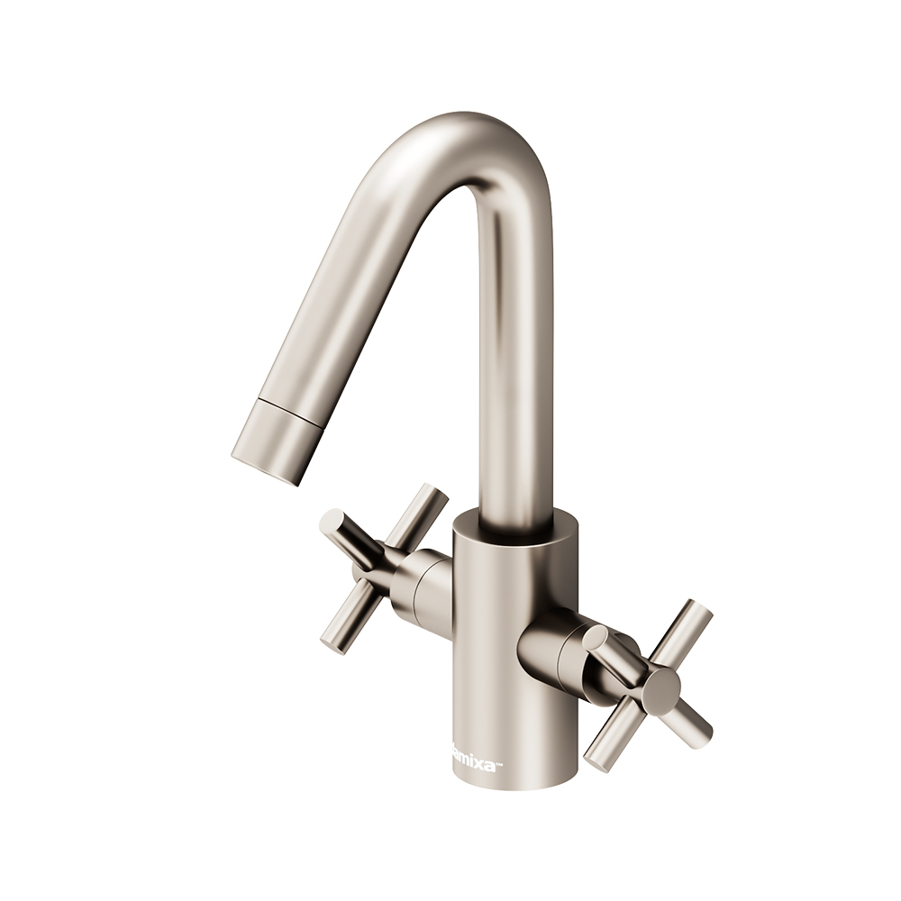 280210000 Nickel смеситель для умывальника Damixa Neo Classic  - Вид №2