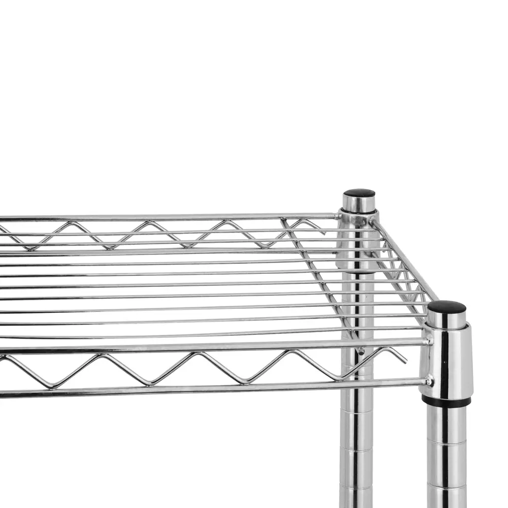 Spaceo Стеллаж сетчатый хром 60×180×35 см с 6 полками 87901982 STLM-1080442 - Вид №1