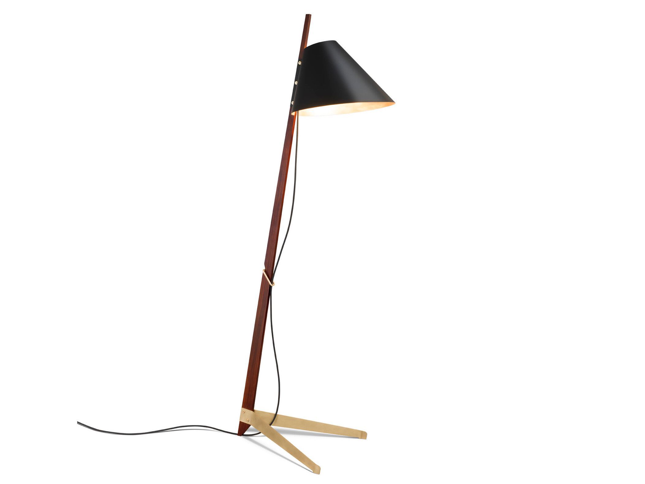 Деревянный и металлический торшер Kalmar Билли ARCH-00084305