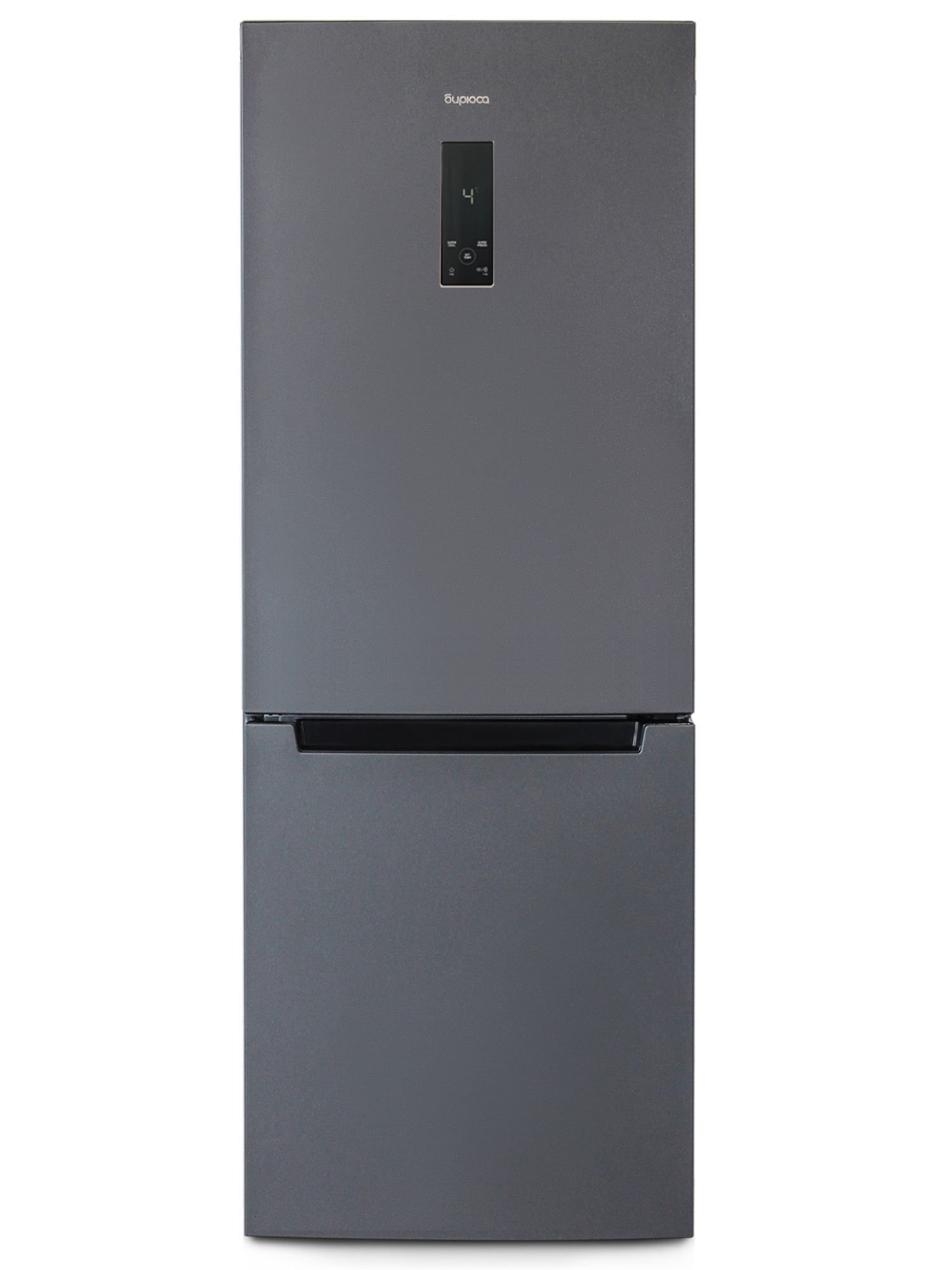9055876 Холодильник с морозильником   Бирюса W920NF серый STDN-0098786 - Вид №2