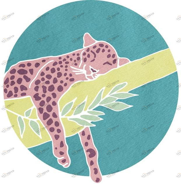 Un Tapis à Paris Круглый детский коврик из хлопка Children sun-id-1405325