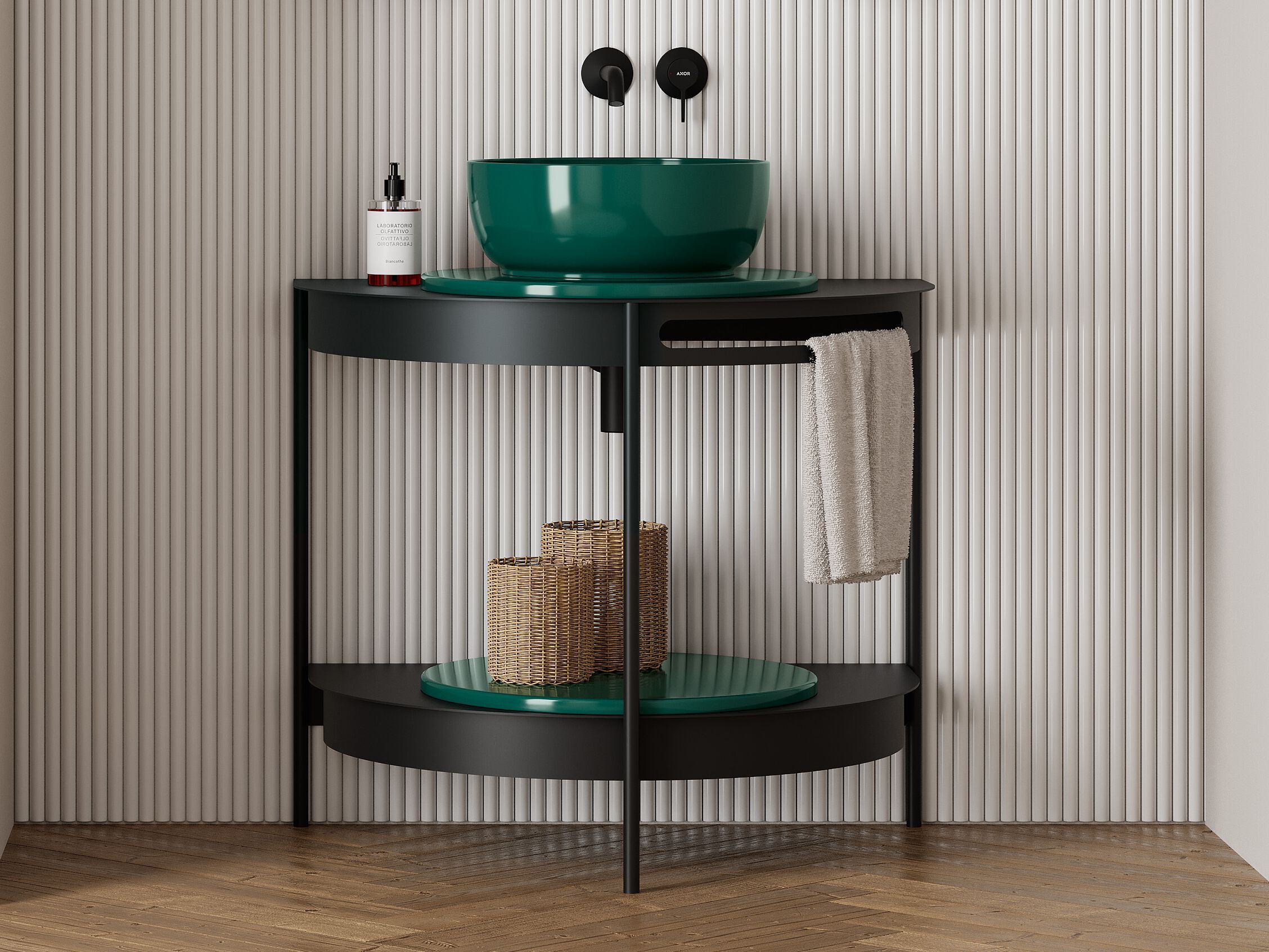 Металлическая консоль для умывальника Scarabeo Ceramiche SESTO ARCH-00150896