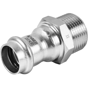 Муфта переходная Rommer 1"x22 мм ВПр-НР нержавеющая сталь