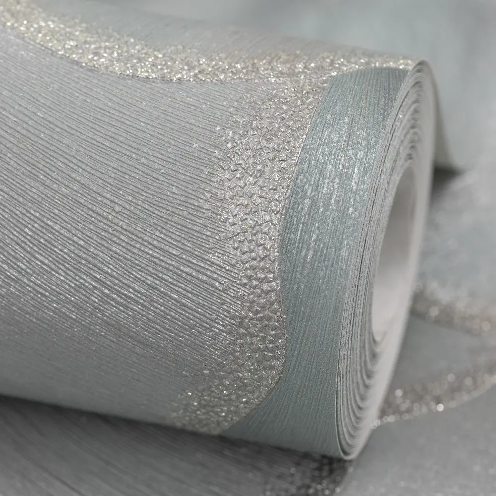 Обои флизелиновые Московская обойная фабрика Нуар зеленые абстрактные 1.06 м 89423827 STLM-1576312 - Вид №2