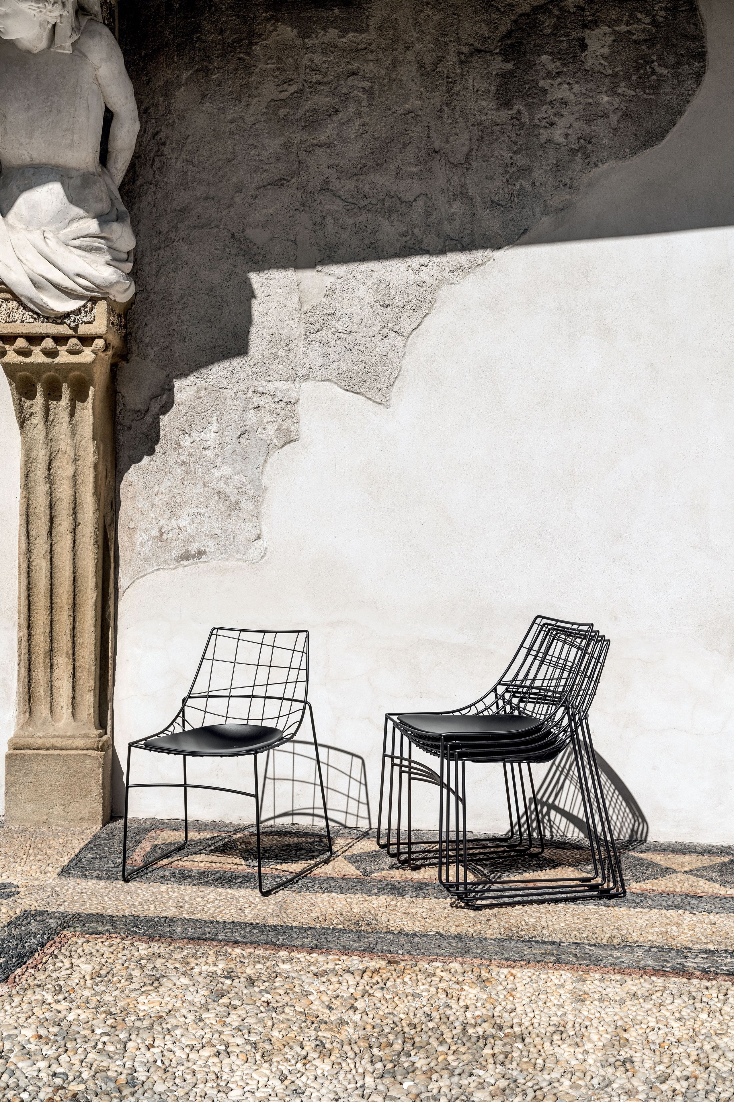 Штабелируемый металлический стул Sovet Italia KEYAH ARCH-00076046 - Вид №10