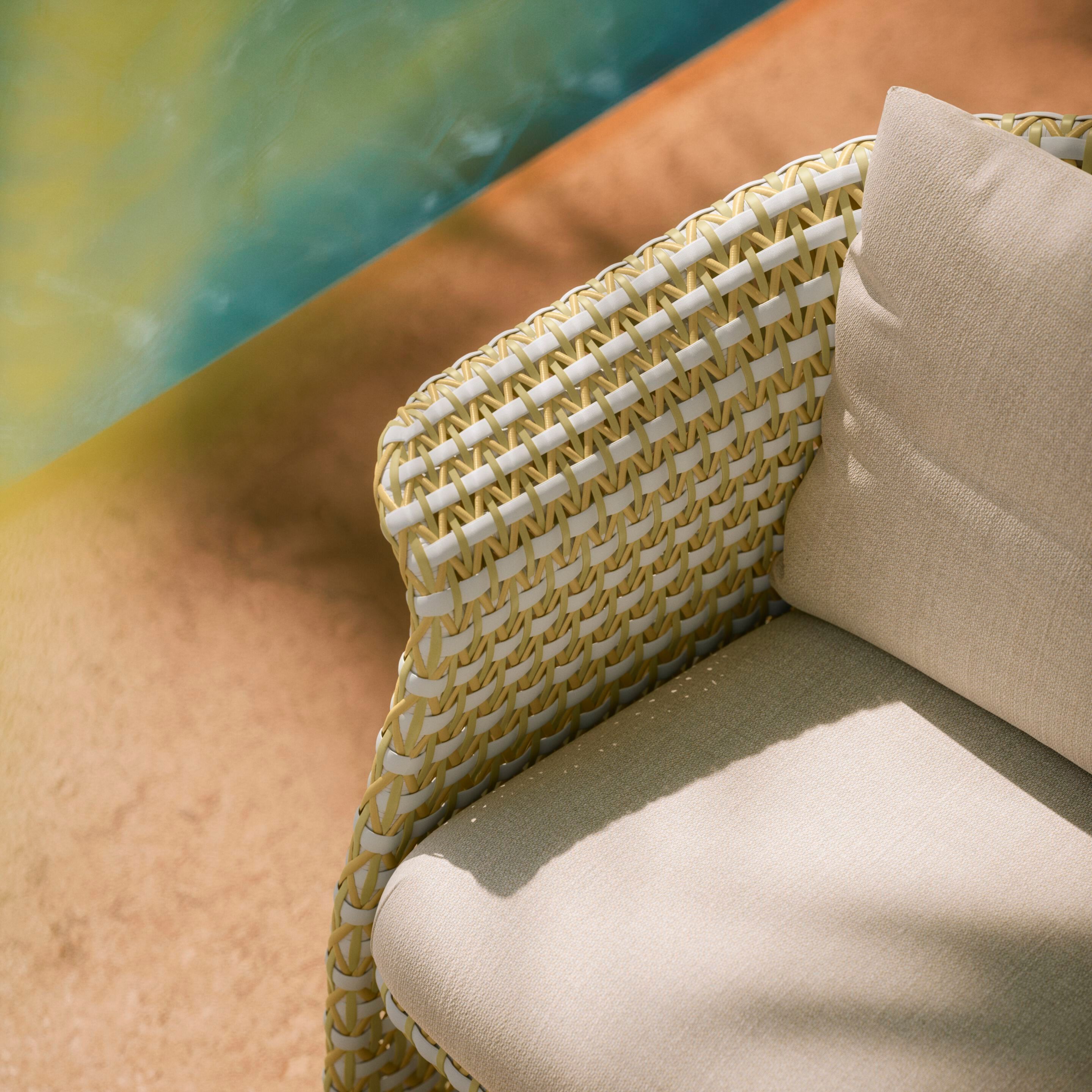 Синтетическое волокно сад стул с подлокотниками DEDON FLLAIR ARCH-00051174 - Вид №7