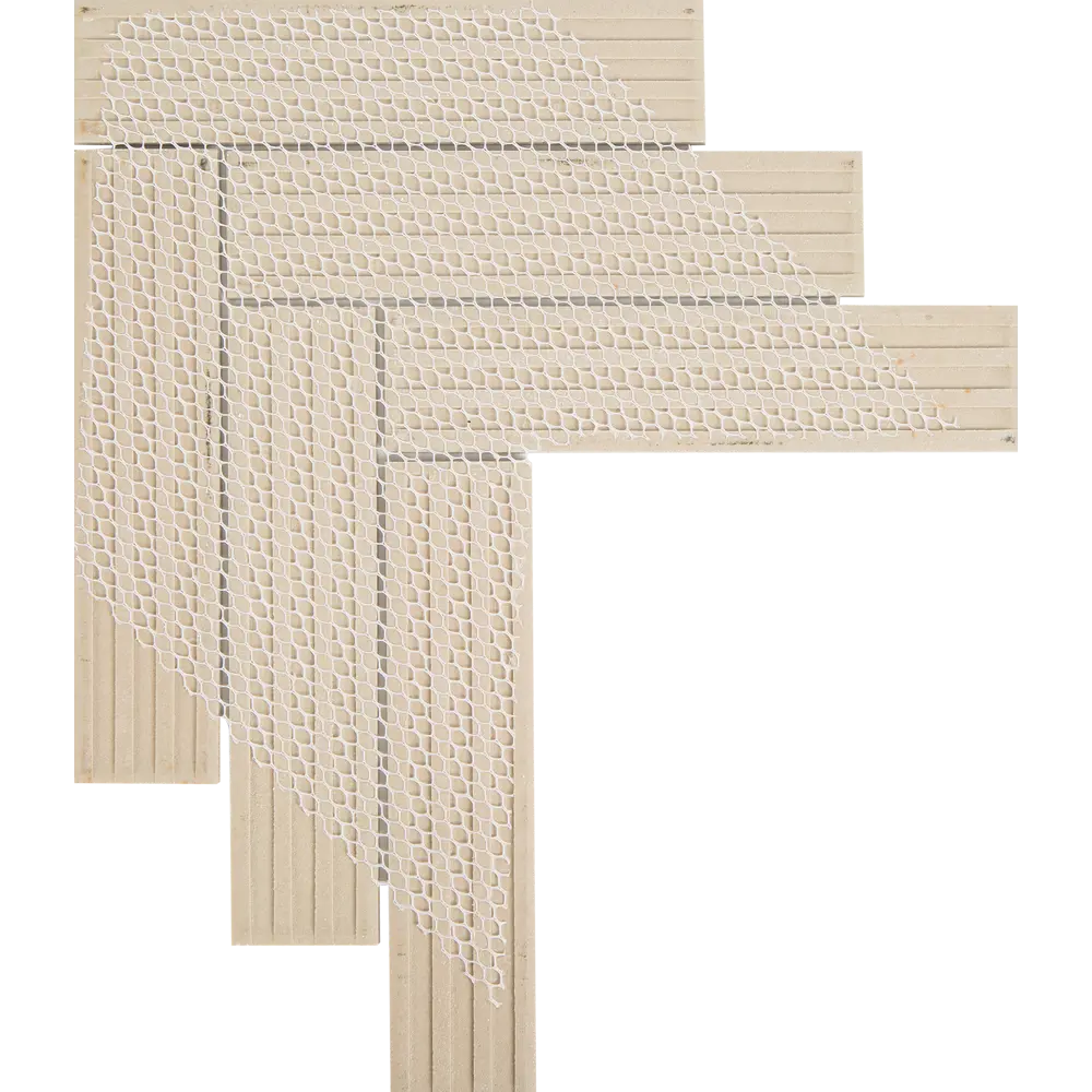 Керамическая мозаика ARTENS Living под паркет в бежевых тонах 82661990 Chevron STLM-0033169 - Вид №3