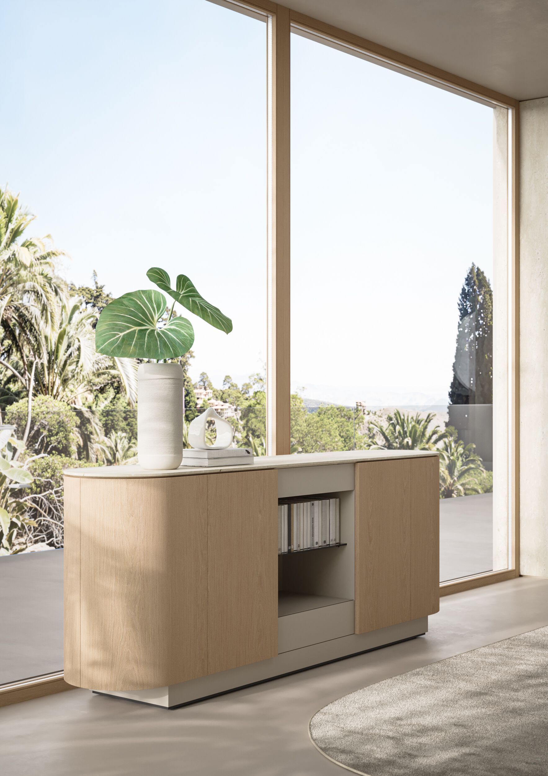 Шкаф из дуба с распашными дверями PROF Dea ARCH-00116449 - Вид №38