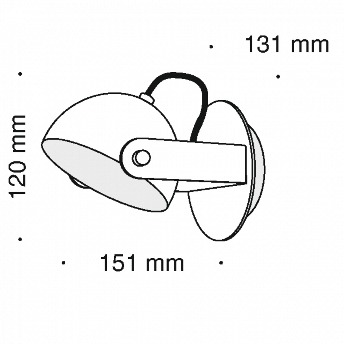 Бра настенное черное Hygge MOD047WL-L5B3K TECHNICAL TECHNICAL 00-3957381 Черный  - Вид №5