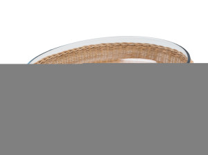 Корзина из медуллина со стеклянной жаростойкой из пирекса