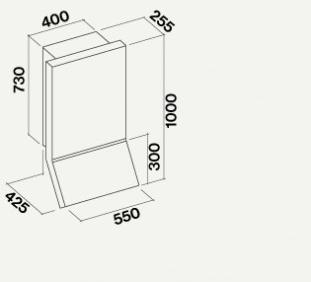 Falmec Настенная вытяжка из нержавеющей стали со встроенной подсветкой Fasteel sun-id-1433720 - Вид №2