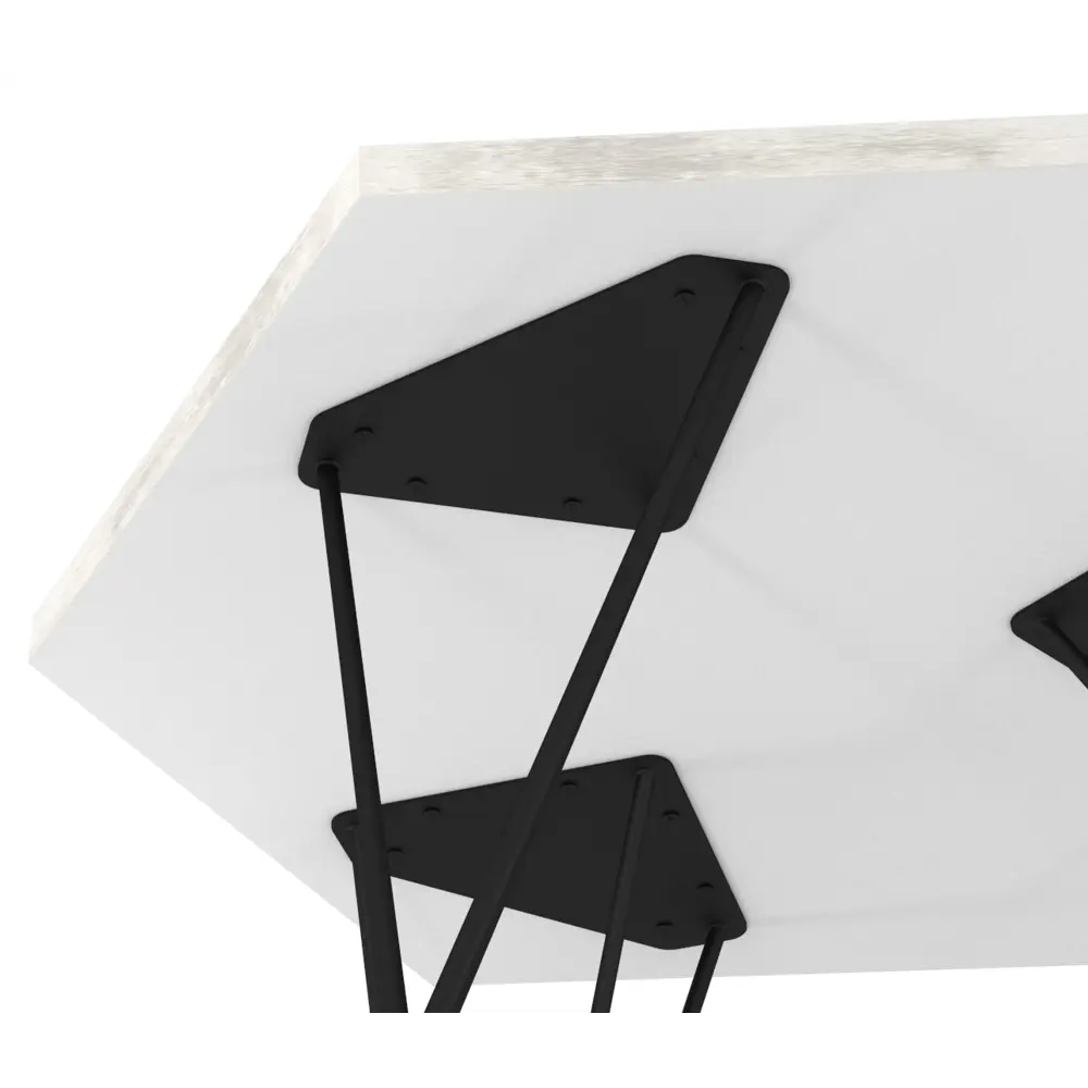 Журнальный столик Sheffilton овальный 52x60 см белый STLM-2021840 - Вид №4