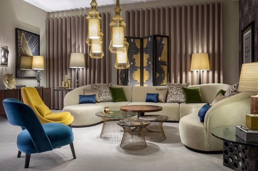 Hamilton Conte Paris Круглый журнальный столик из мрамора Cosmos sun-id-1407976 - Вид №1