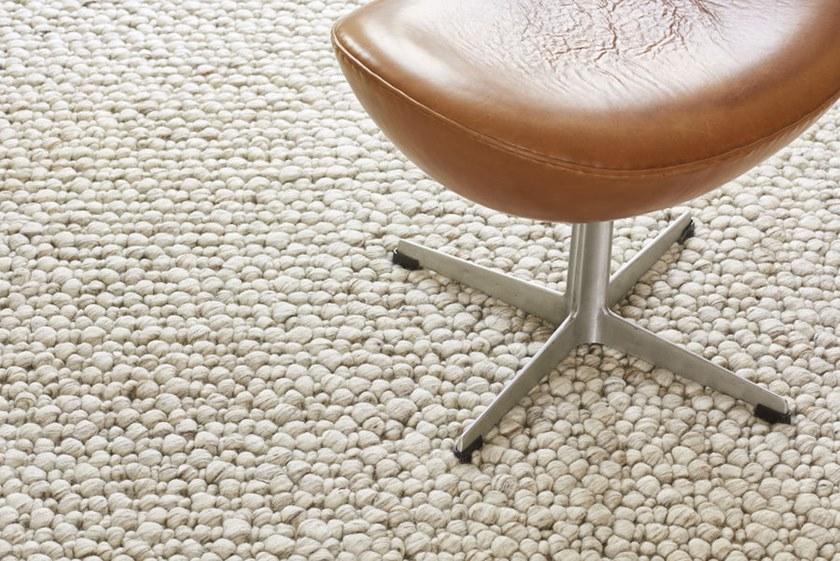 Toulemonde Bochart Однотонный прямоугольный ковер из шерсти Plain textured sun-id-1404733 - Вид №3