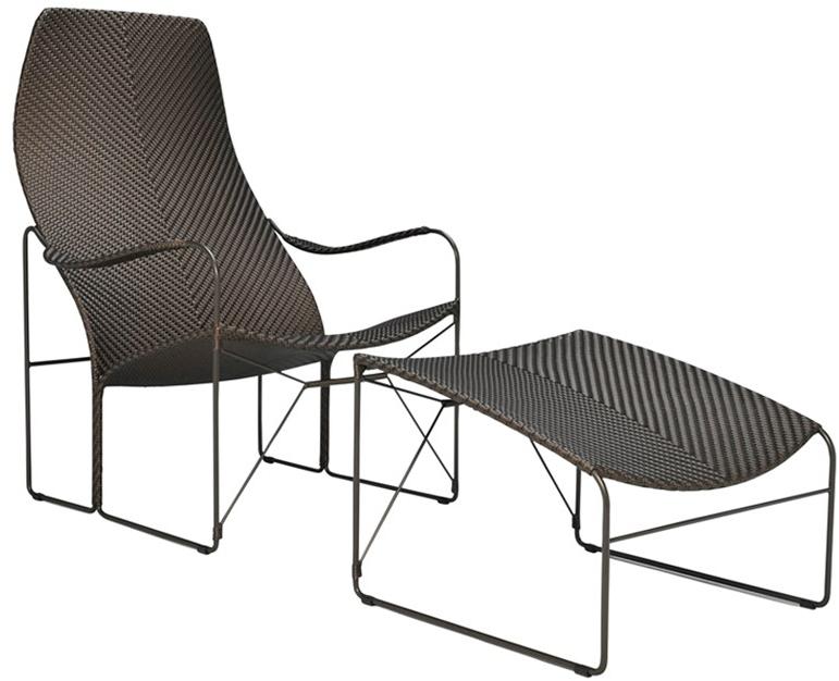 JANUS et Cie Садовое кресло из janusfiber® с подлокотниками Whiskey sun-id-1472297 - Вид №4