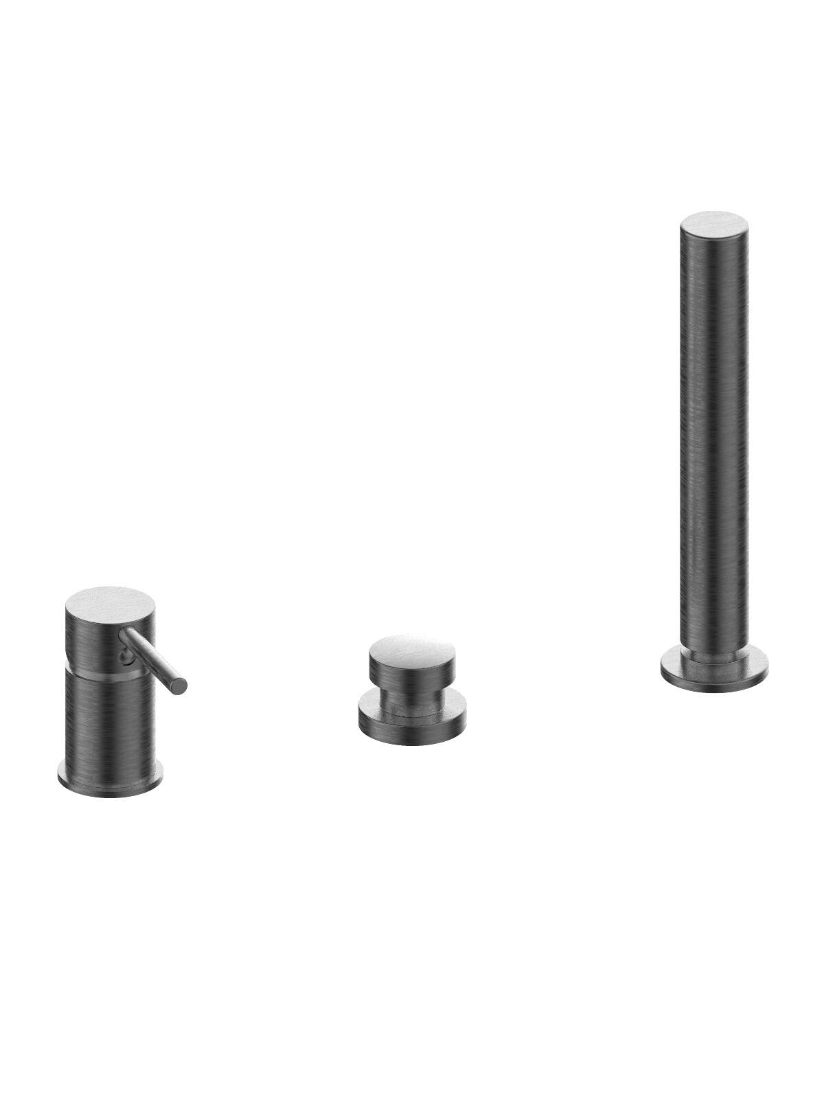 Встраиваемый однорычажный смеситель для ванны с ручным душем Rubinetterie Frattini Pepe XL ARCH-00054876 - Вид №12