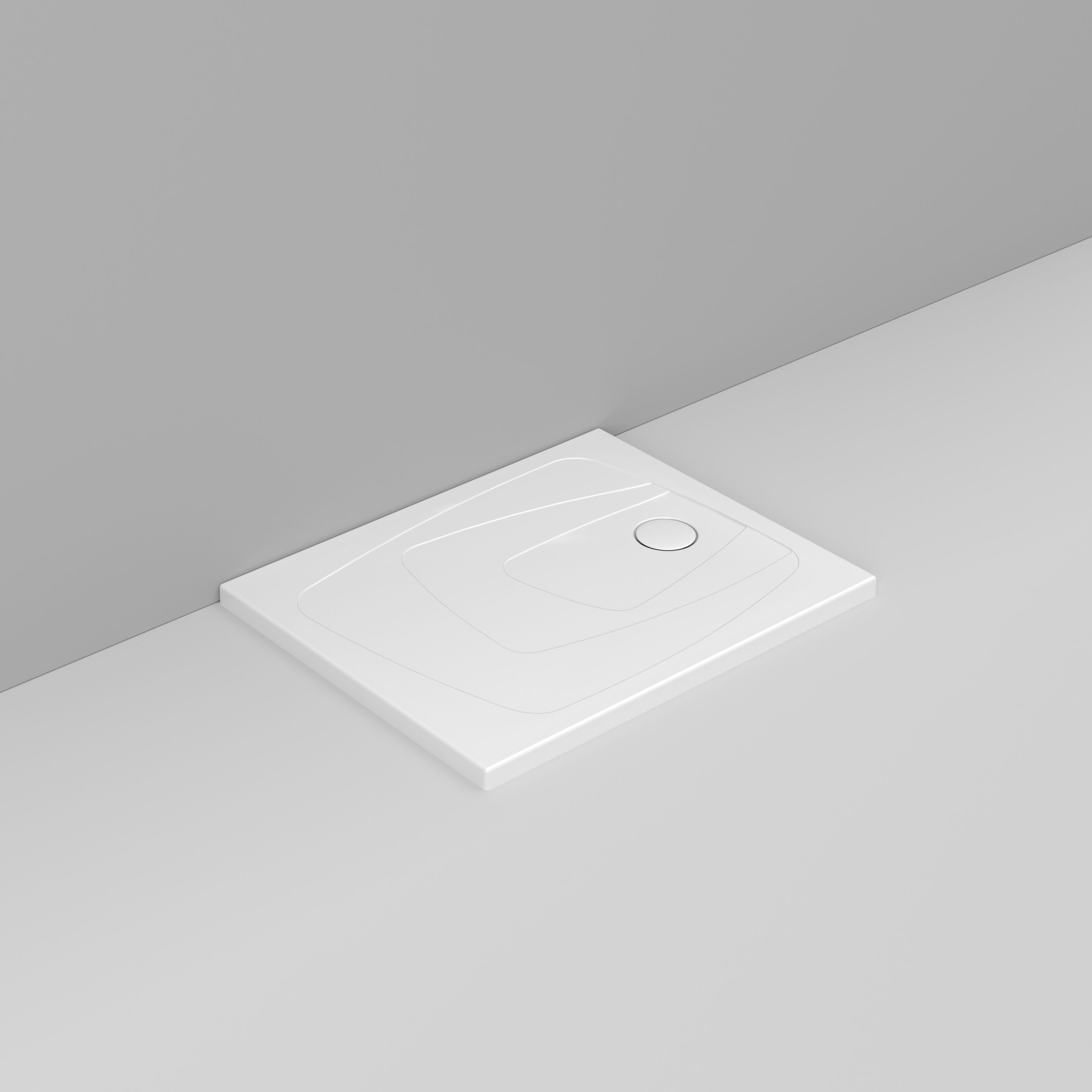 Керамический нескользящий прямоугольный поддон для душа Ceramica Dolomite за пределами ARCH-00148401 - Вид №195