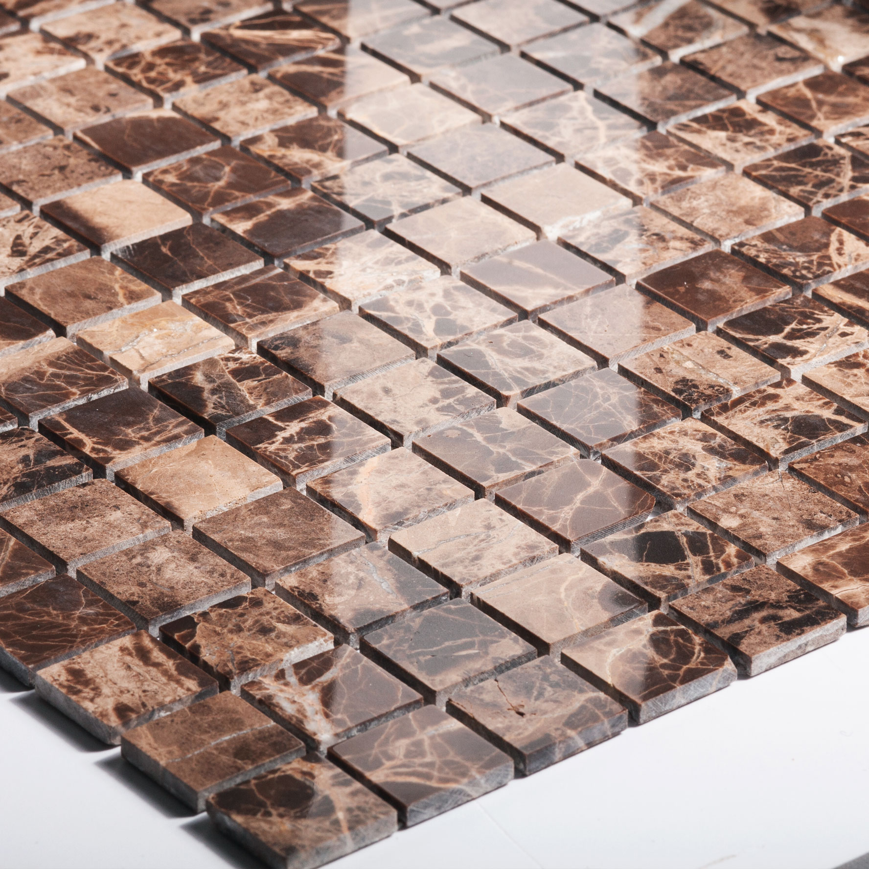 Мраморная мозаика DARK EMPERADOR – элегантность в каждом квадрате STP-ST106 INCOLOR Classic - Вид №1