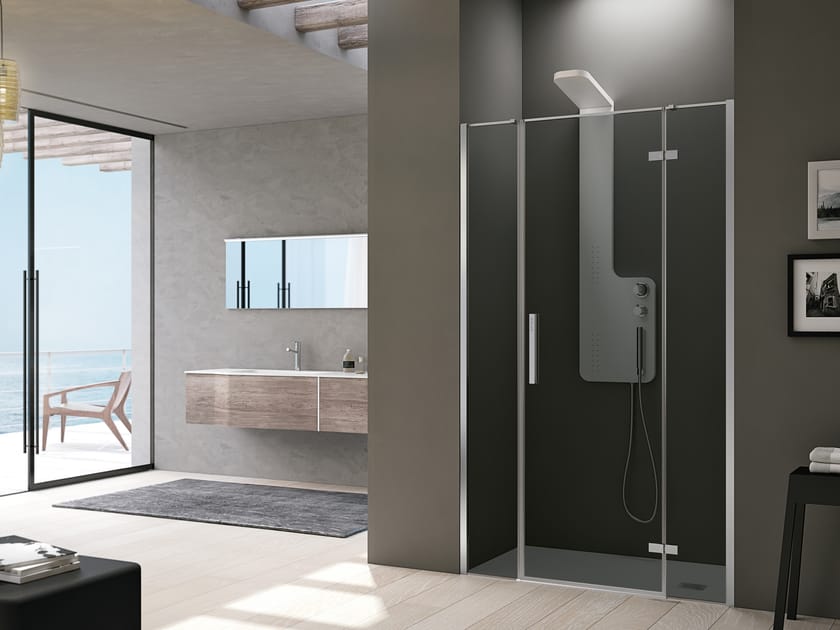 Нишевая душевая кабина с распашной дверью Gruppo Geromin Time ARCH-00015080