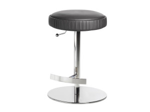 Кожаный поворотный стул