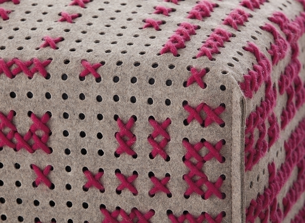 100100 Пуф Abstract. Pink GAN Canevas - Вид №1