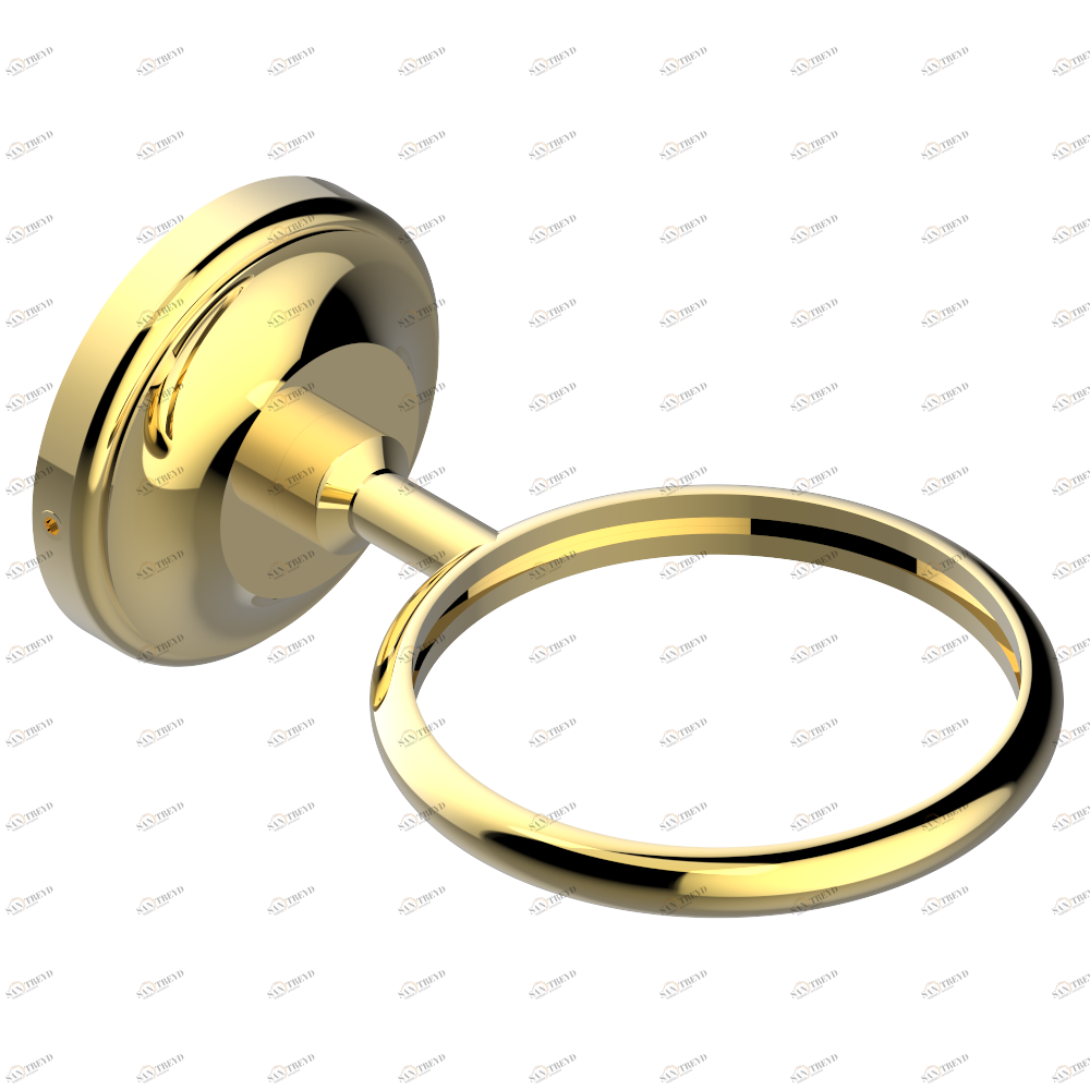 A04-537 Настенный держатель без стакана Thg-paris Broadway с рукоятками Покрытие PVD золотистый цвет A04-537 CAT.F