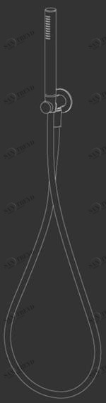 Ceadesign Настенный ручной душ из нержавеющей стали с гибким Free ideas Fre 203