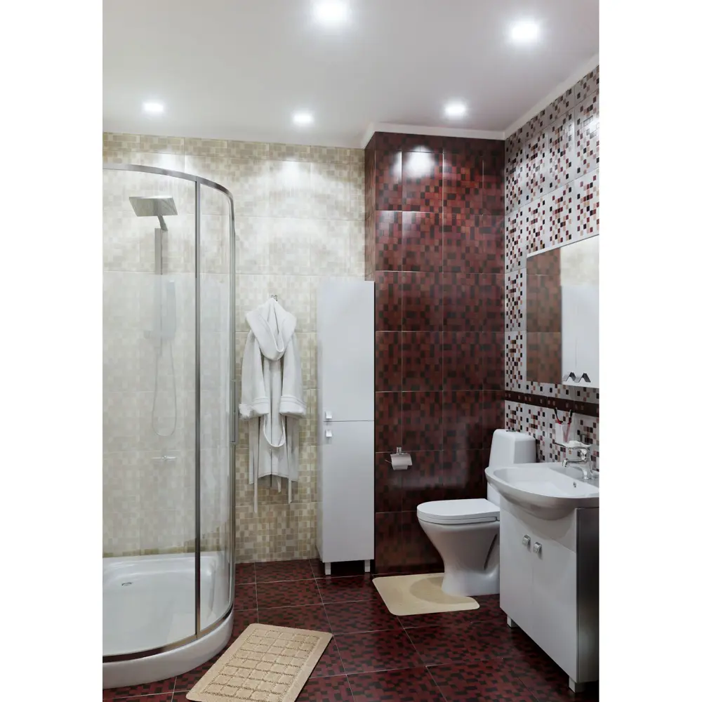 Плитка настенная Arabesque, цвет коричневый, 20х25 см, 1 м2 14002621 STLM-2016294 Santreyd 