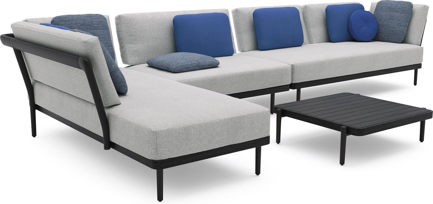 Concept 2 teak nero черный Manutti Flex MNST528 - Вид №1