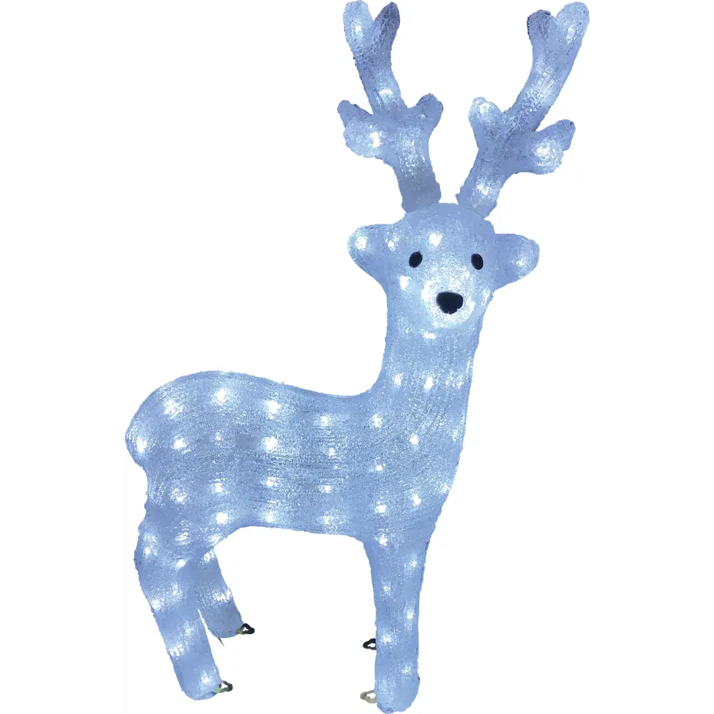 82610010 Электрогирлянда-фигура «Олень» для улицы 120 ламп, 63 см, цвет холодный белый STLM-0960012 Santreyd  - Вид №5