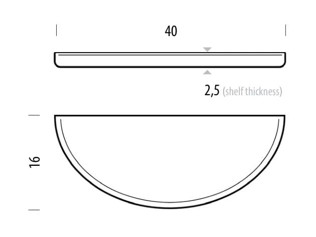 Полка из массива дерева Gazzda Mu ARCH-00103307 - Вид №19