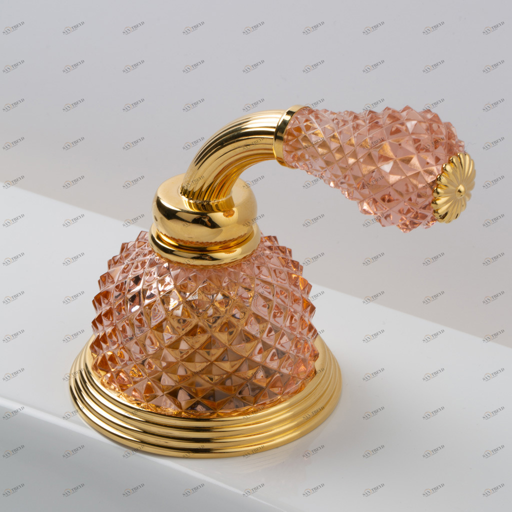 C56-335 C56-335 5-позиционный переключатель на ободе РУЧКА КУПОЛЬНАЯ DI Cristal & Bronze DÔME À MANETTES DIAMANT 