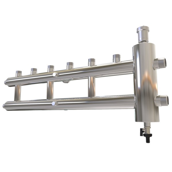 Купить Распределительный коллектор с гидрострелкой 85 кВт, 3+1 контур Прокситерм GSK3231 - Вид №2