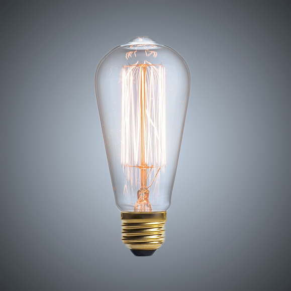 2000000053202 Винтажная лампа эдисон steeple squirrel cage (st64) 19 нитей Electroretro  - Вид №1