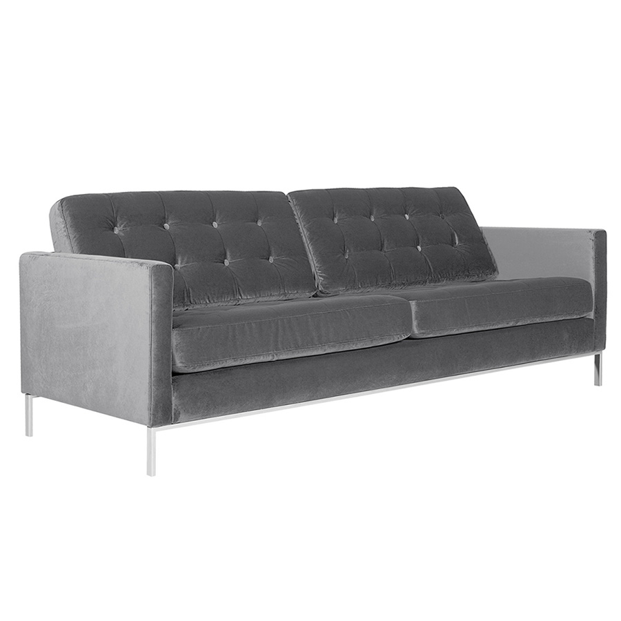 Диван Kalle, трехместный, серый Sits S1295 - Вид №1