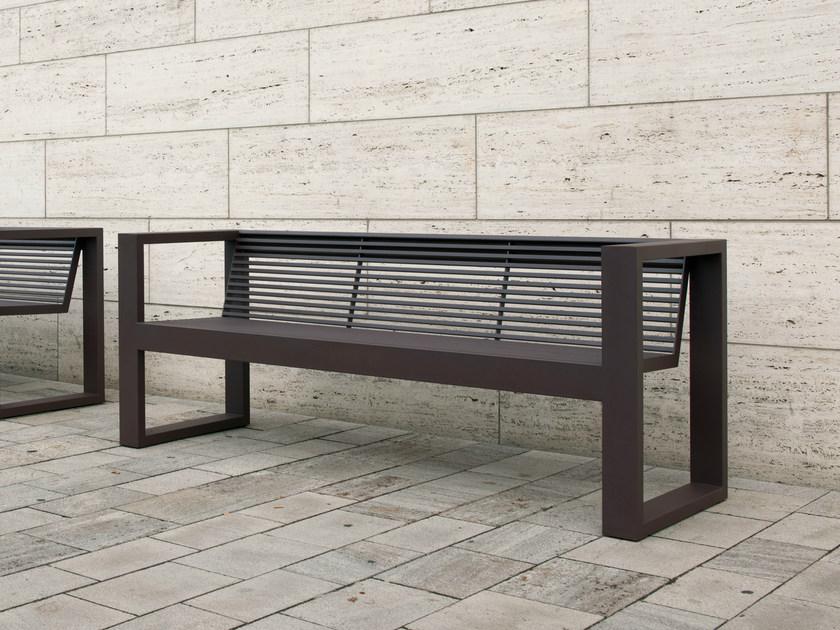 BENKERT BANKE Скамья из нержавеющей стали с подлокотниками Sicorum sun-id-1409227 - Вид №1