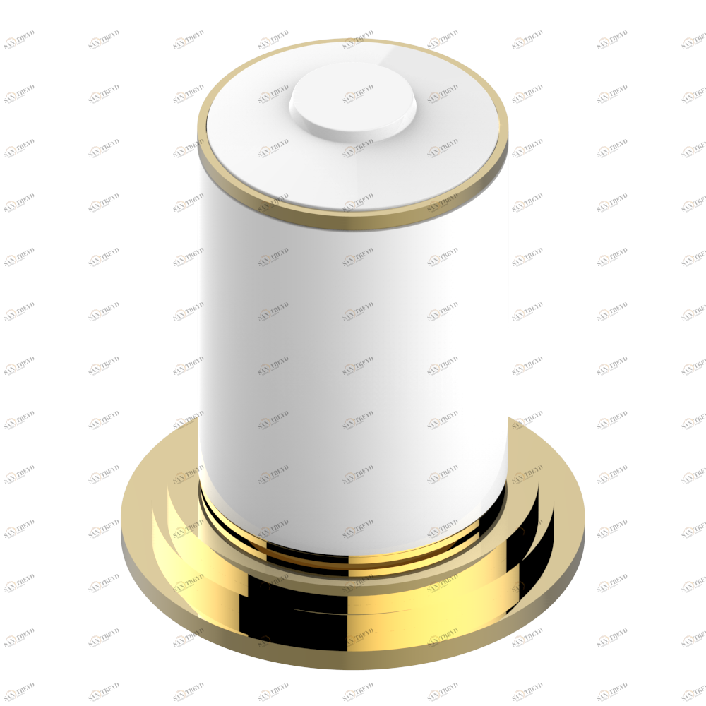 G2K-50/4/VG Переключатель набортный 2 входа 3/4", один выход 3/4"и один выход 1x1/2" Thg-paris Faubourg - белый фарфор Золото G2K 50/4/VG CAT.F