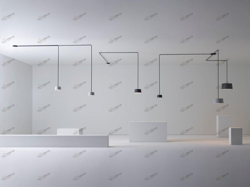 Vibia Светодиодный подвесной светильник из алюминия Tube sun-id-1421228