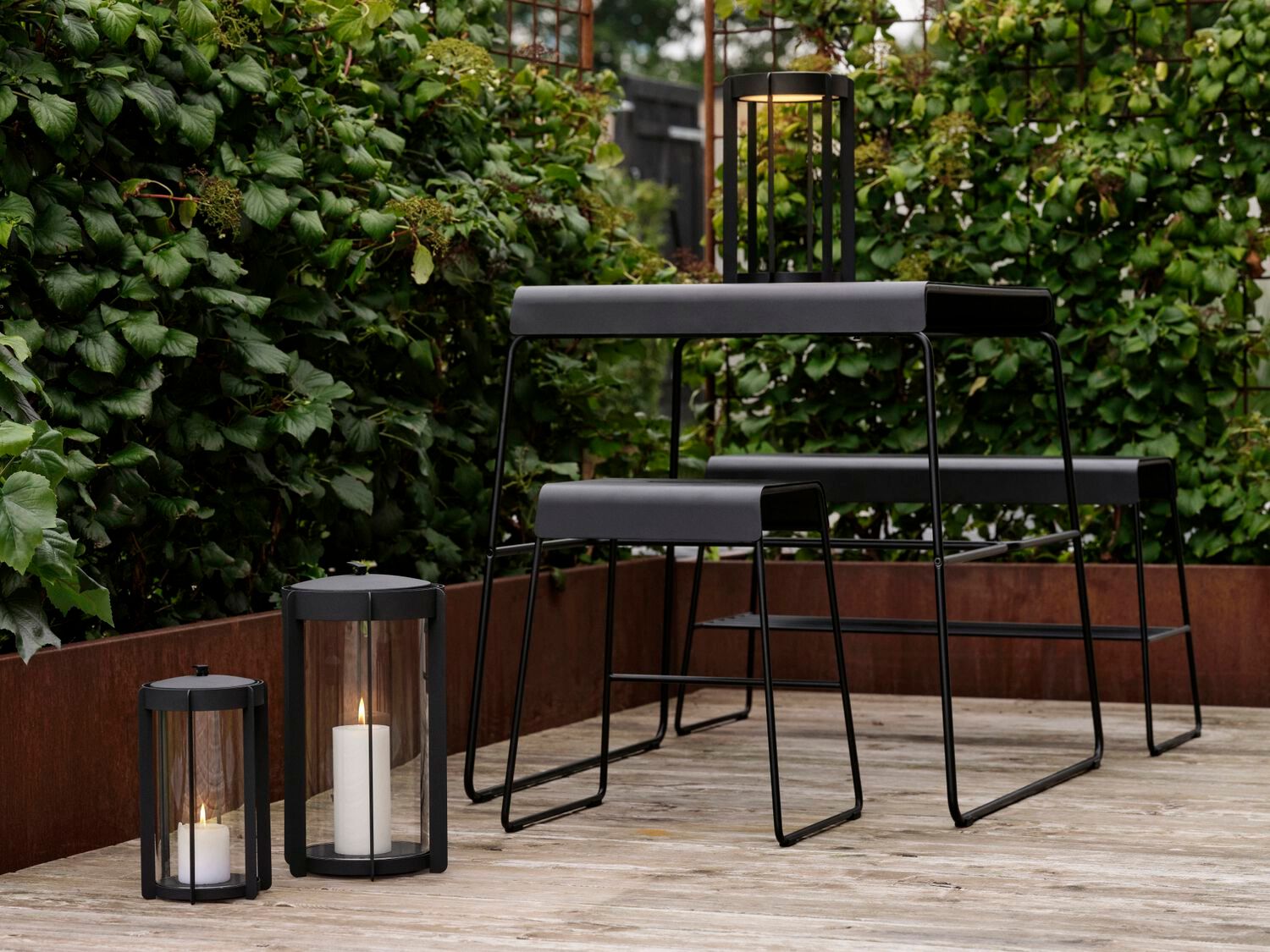 Стальная скамья с порошковым покрытием ZONE DENMARK A-Collection ARCH-00072887 - Вид №3