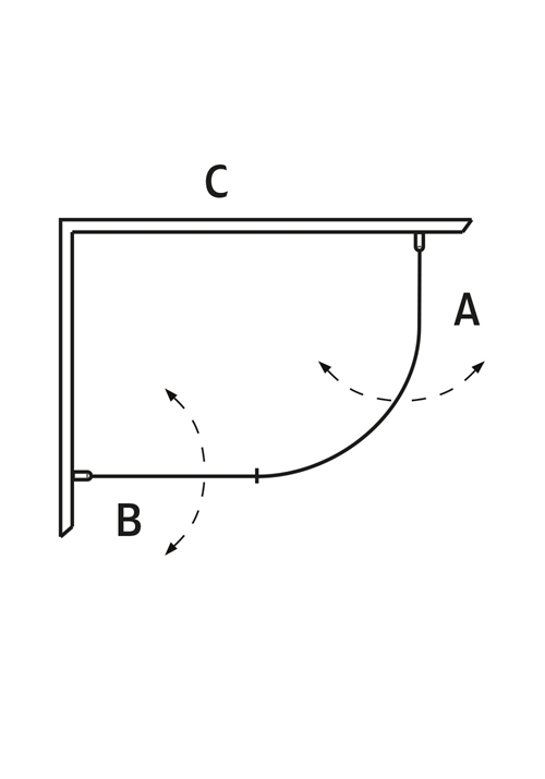1450451 Igloo Pro J + Душевой Уголок Прямой Прозрачное Стекло 80X80 Hafa Прозрачный  - Вид №2