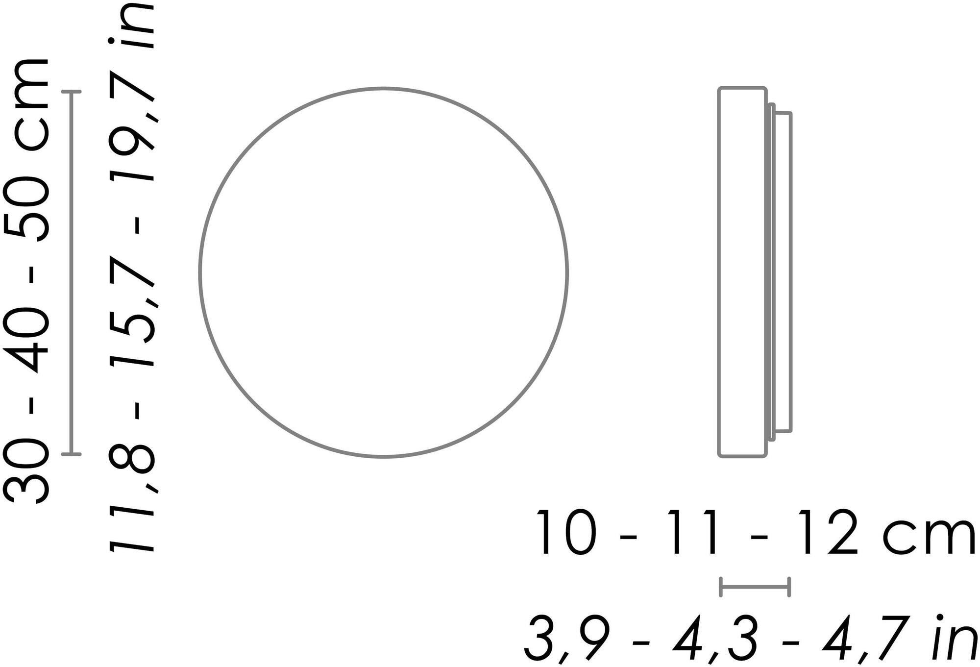 AiLati Настенный светильник / потолочный светильник из опалового стекла Drum sun-id-1407366 - Вид №3