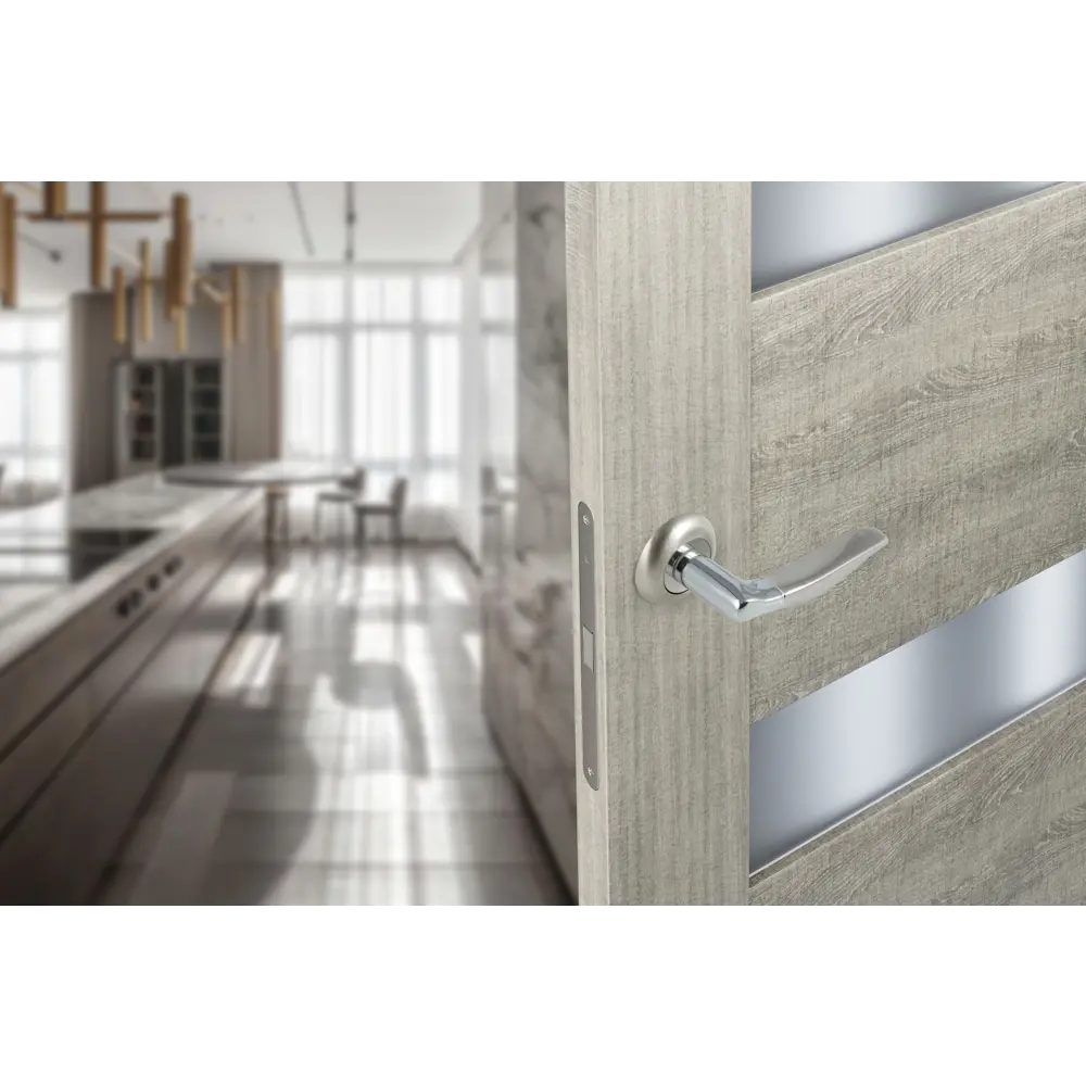 EDSON Дверные ручки для межкомнатных дверей в стиле никель 85168551 STLM-0059338 - Вид №6