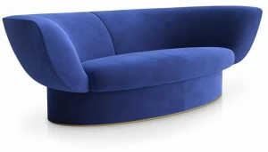 Sicis Изогнутый бархатный диван Tulipa