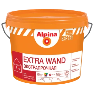 Краска для стен и потолка Alpina Extra Wand Б3 матовая прозрачная база C 2.35 л