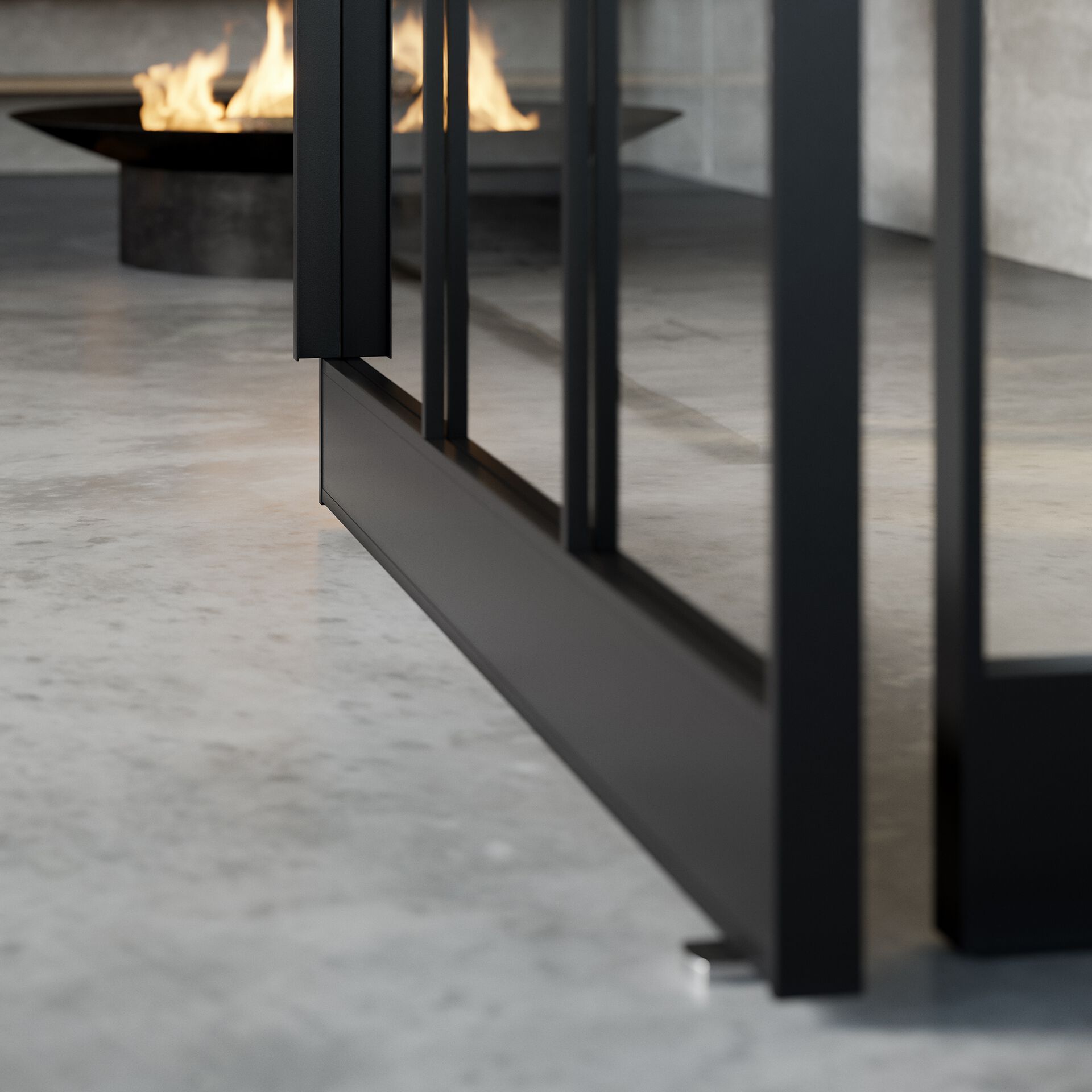 Алюминиевая и стеклянная поворотная дверь AXIS AXIS PREMIUM ARCH-00126485 - Вид №13