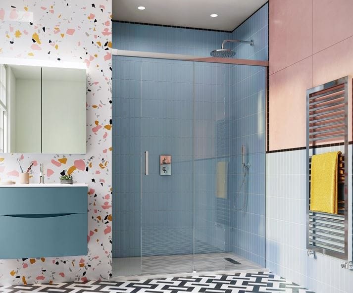 Душевая кабина из закаленного стекла с раздвижной дверью CROSSWATER DESIGN 8 ARCH-00082706