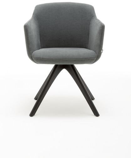 Rolf Benz Стул на козелке из ткани с подлокотниками sun-id-1513148 - Вид №3